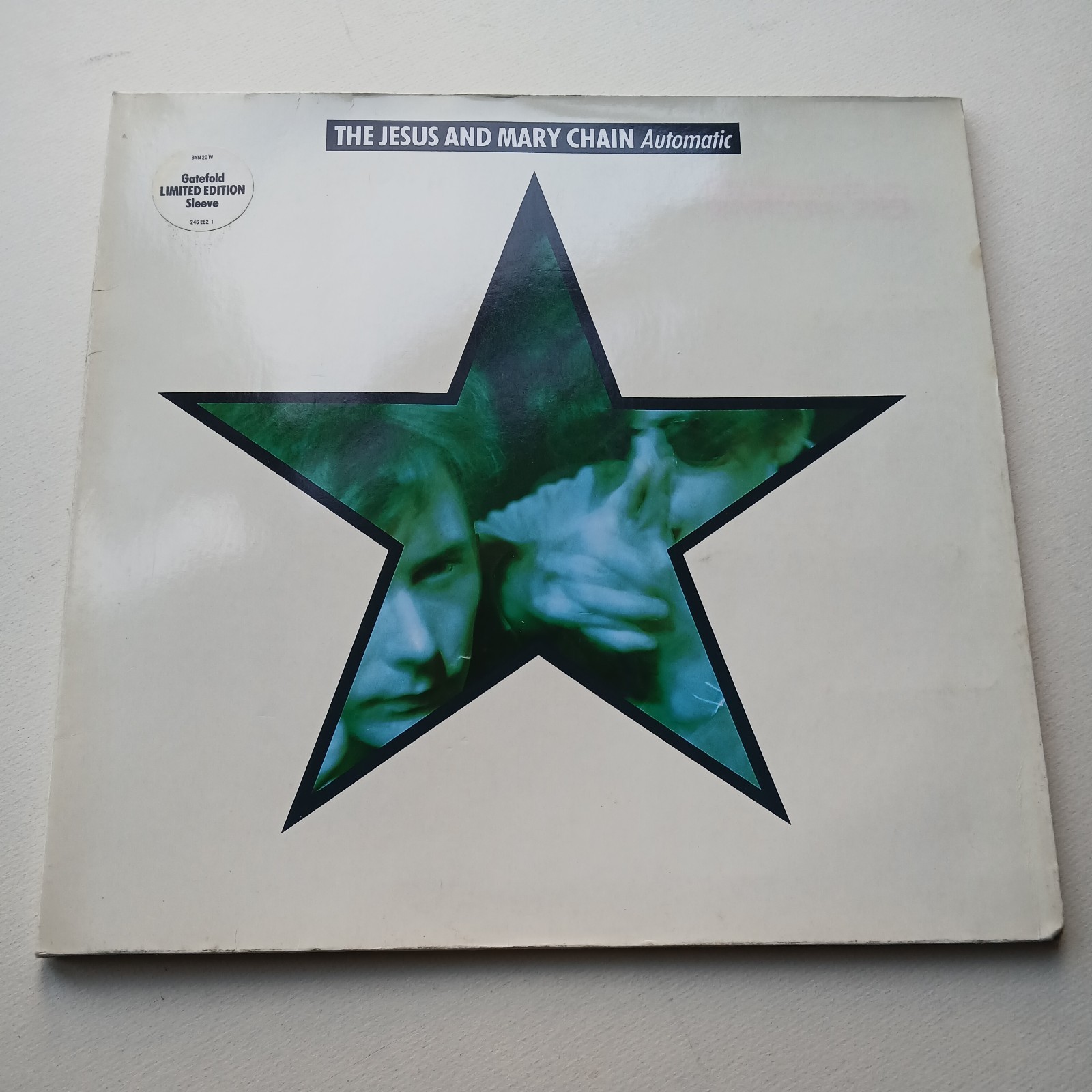 Jesus and Mary Chain Automatic LP vinyl Germany Blanco Y Negro 1989 limited A