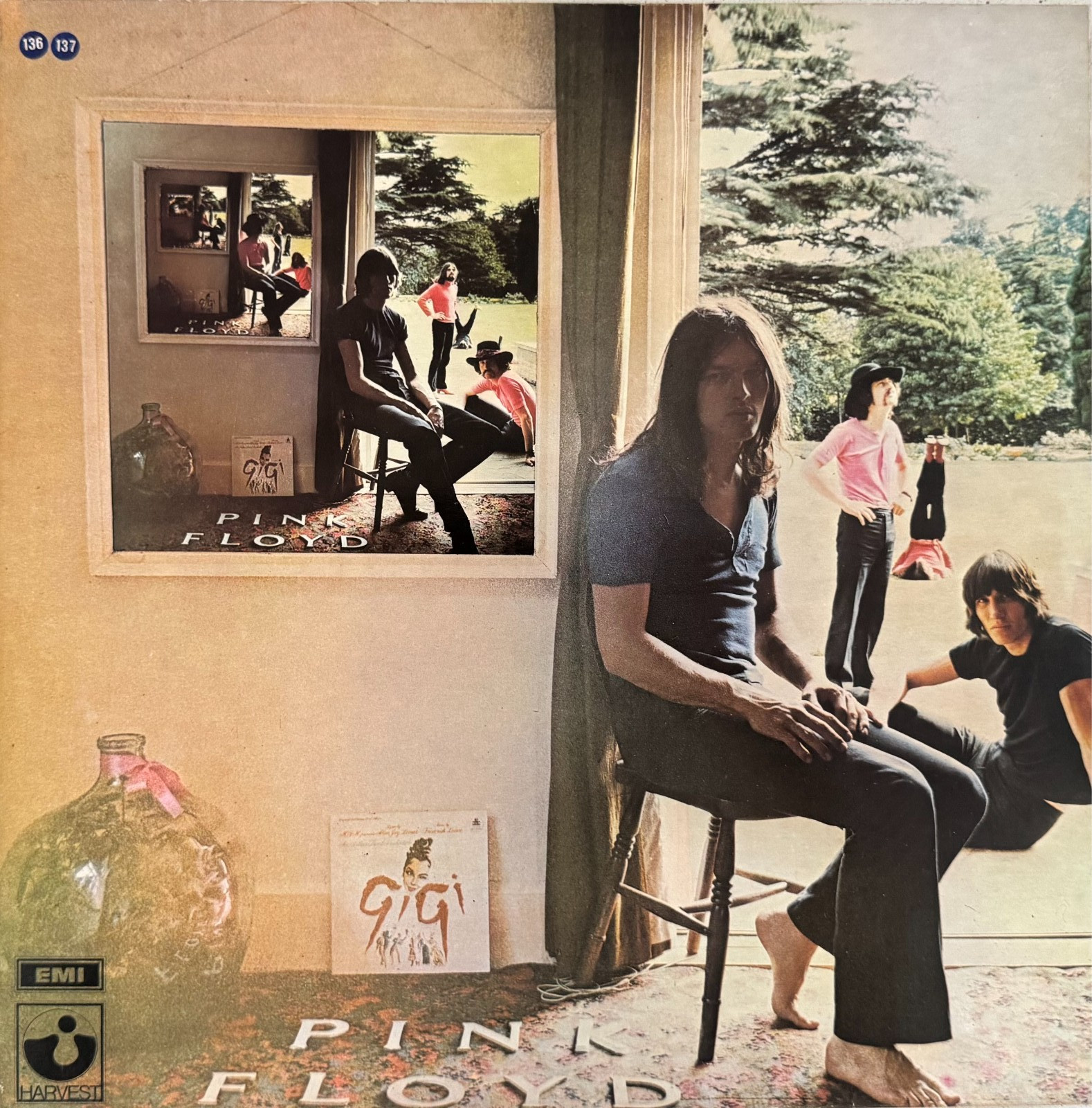 PINK FLOYD - UMMAGUMMA - 12" DOUBLE LP VGC* 1969 HARVEST FRENCH PRESSING A
