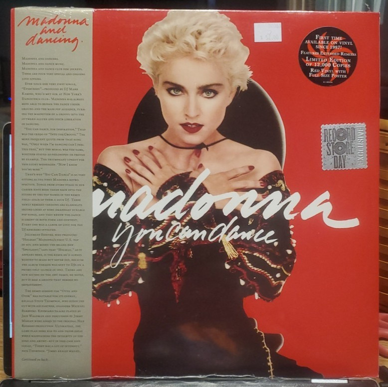 2018 RSD Record Store Day Exclusive Red Vinyl + Poster Madonna You Can Dance A