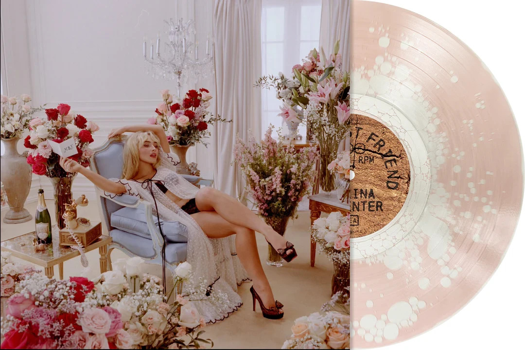 PRESALE Sabrina Carpenter Man's Best Friend Champagne Filled Vinyl x Bad World A