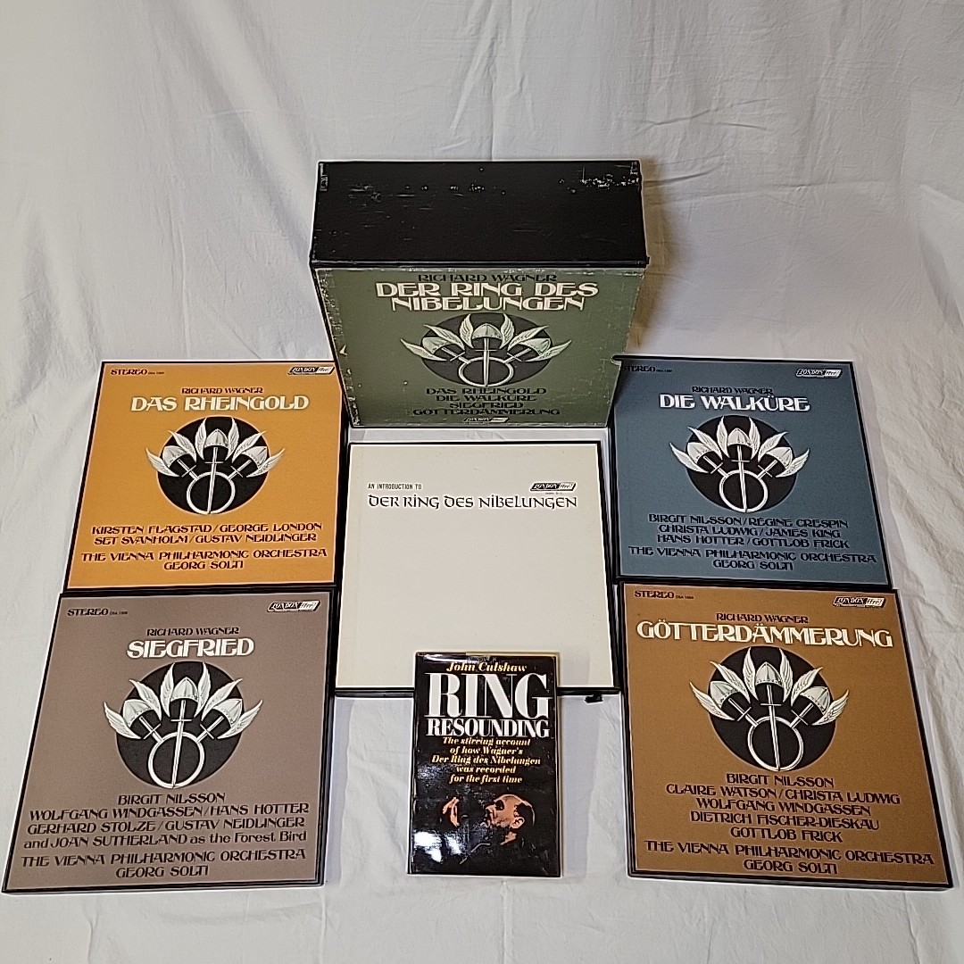 Richard Wagner Der Ring des Nibelungen 19 LP Book Set + Introduction London FFRR