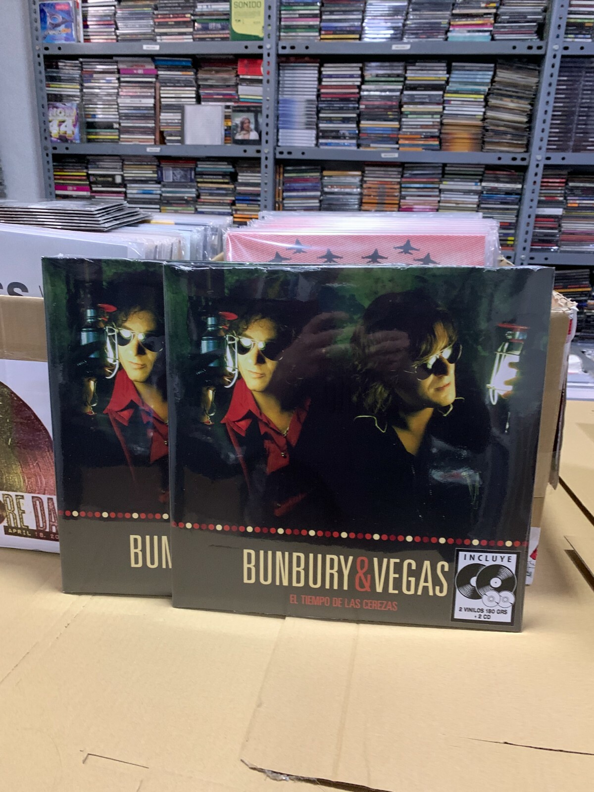 Bunbury & Nacho Vegas 2 LP + 2 CD The Time Of The Cherries Sealed New 2021