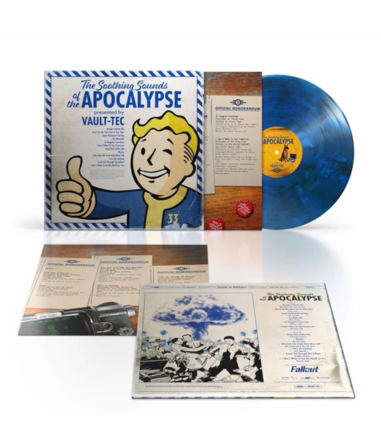 Fallout - The Soothing Sounds Of The Apocalypse Blue Color Limited LP Vinyl