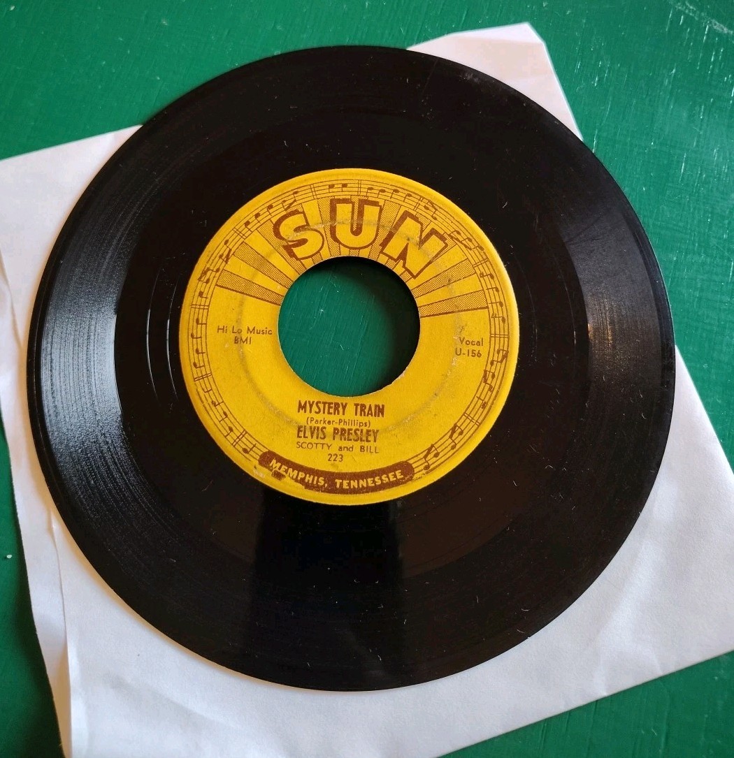 Elvis Sun Records 45 Mystery Train 1955 Original Press VG. A