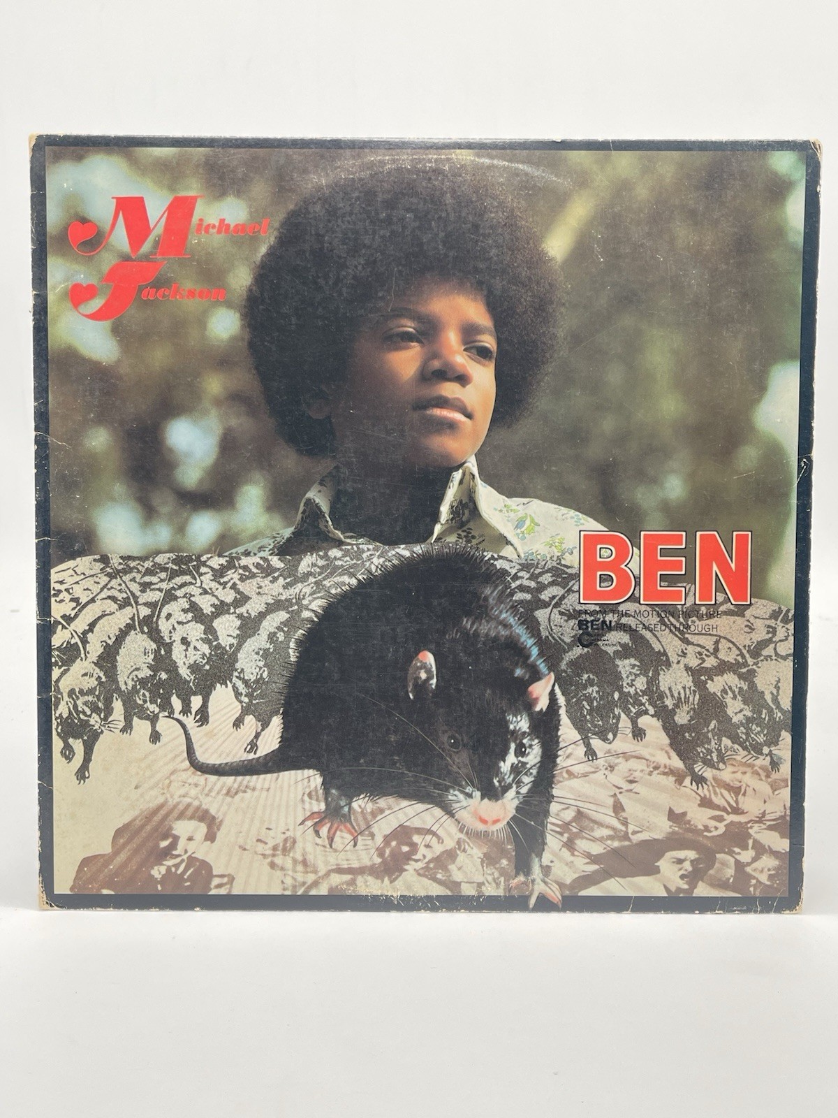 MICHAEL JACKSON BEN ORIGINAL SOUNDTRACK 12" LP VG VINYL RECORD MOTOWN 1972 A