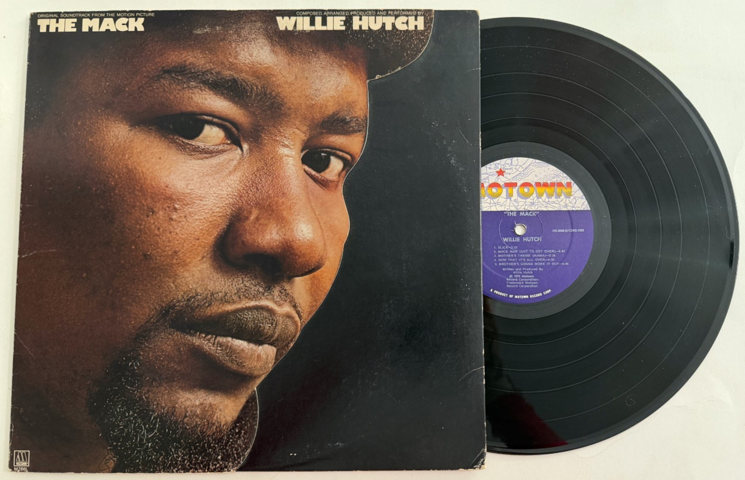 Willie Hutch "The Mack" LP Motown M 766 Die Cut Cover Rare 1973 Soul Funk VG++ A
