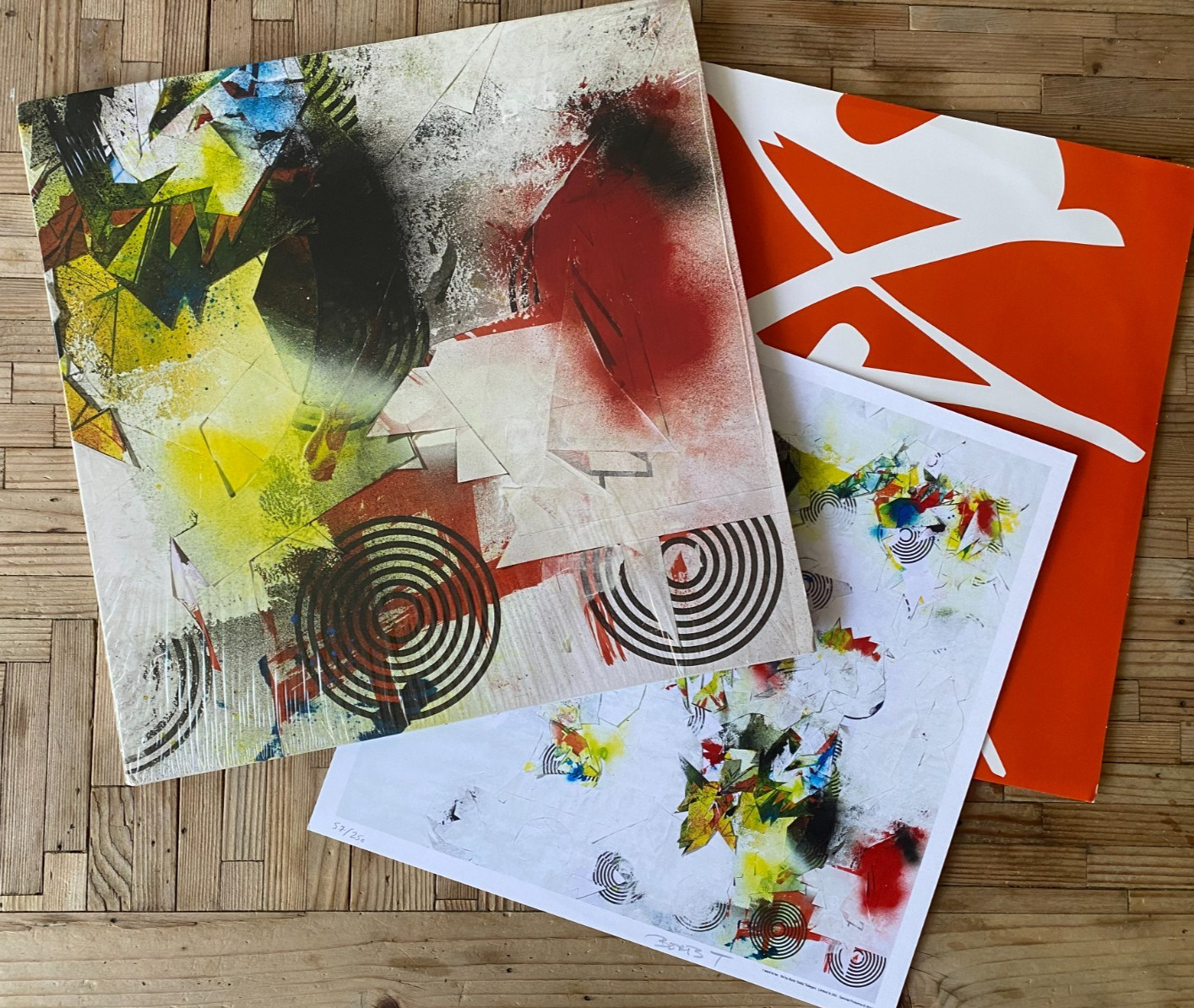 THE RAMMELLZEE Crayzay 12" MIKE LADD + Delta Inc SIGNED LIMITED PRINT #57 of 250