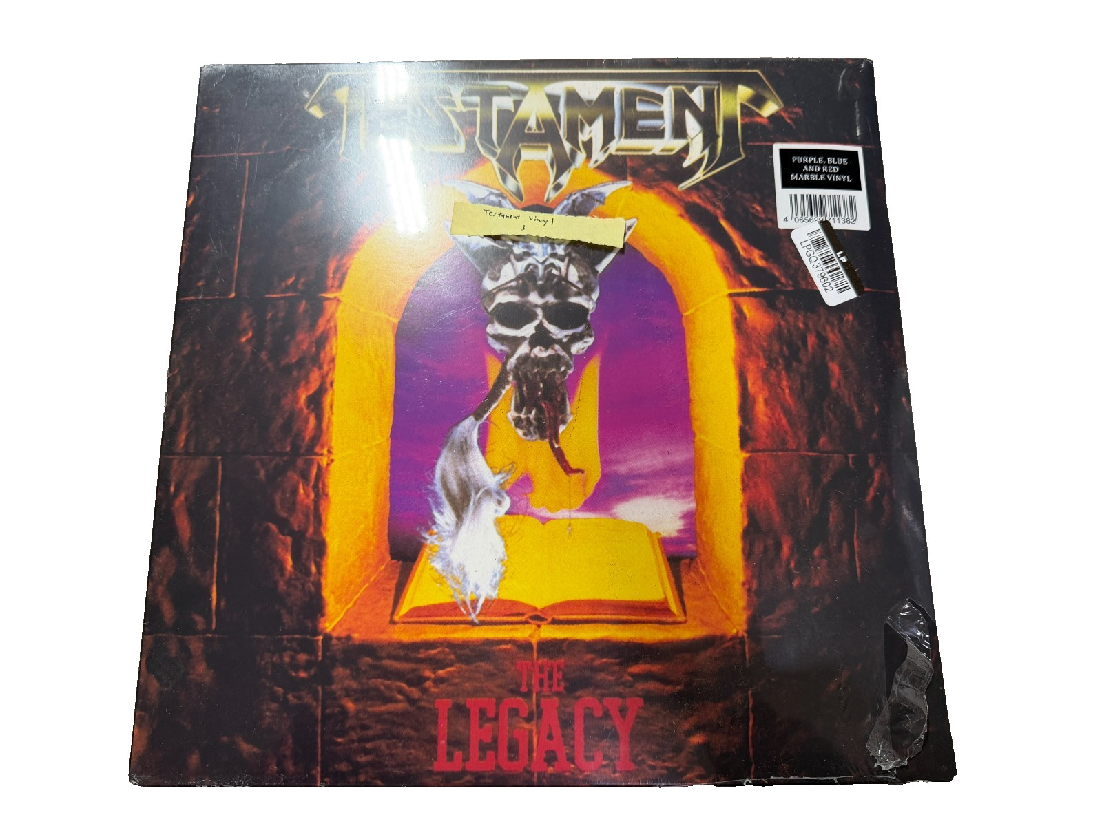 Testament THE LEGACY New Sealed Purple/Blue/Red Marble Colored Vinyl Record LP