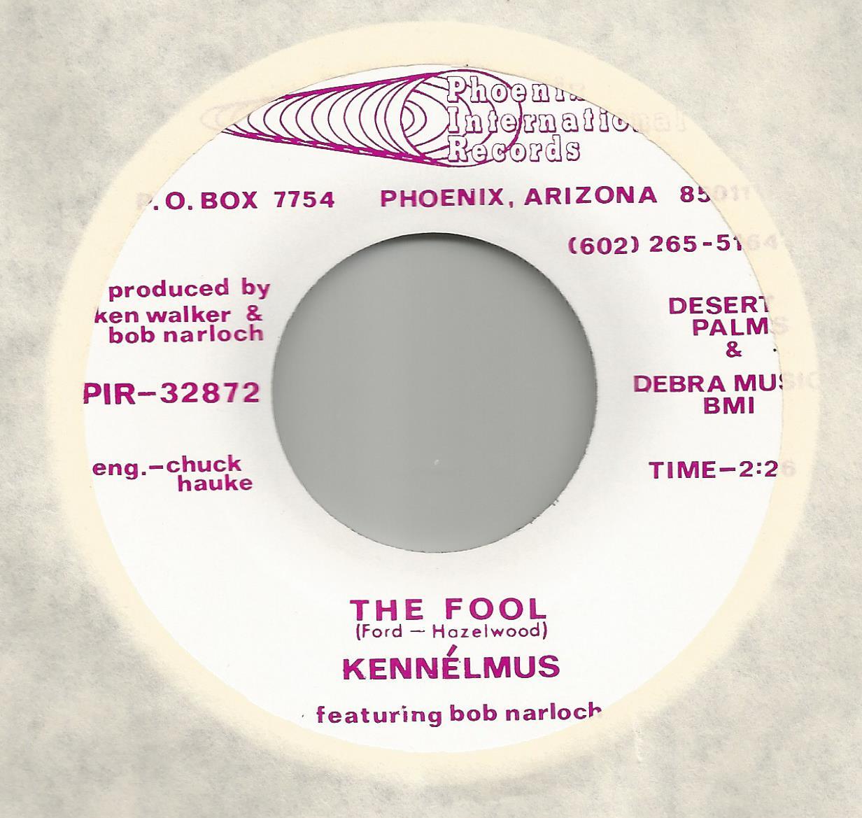 KENNELMUS "The Fool" b/w "Bumble Bee" PIR32872 Folk/Psych/Fuzzlie/Garage/Acid M