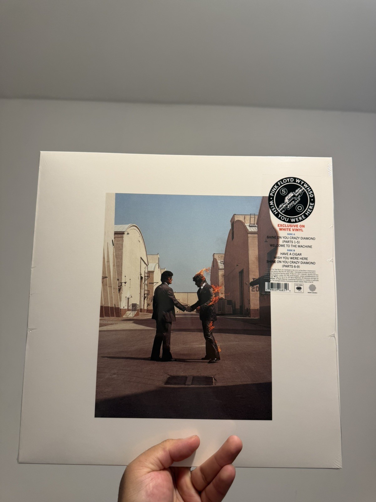 Pink Floyd Wish You Were Here 50th Anniversary White Vinyl Limited News & Coffee
