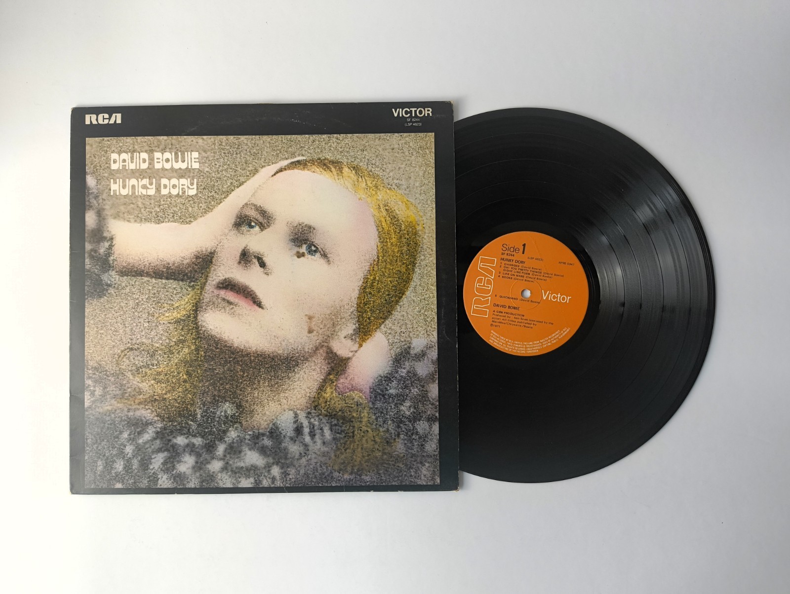 popsike.com - David Bowie - Hunky Dory - UK SF 8244 VG+ 5E 3E run-outs ...