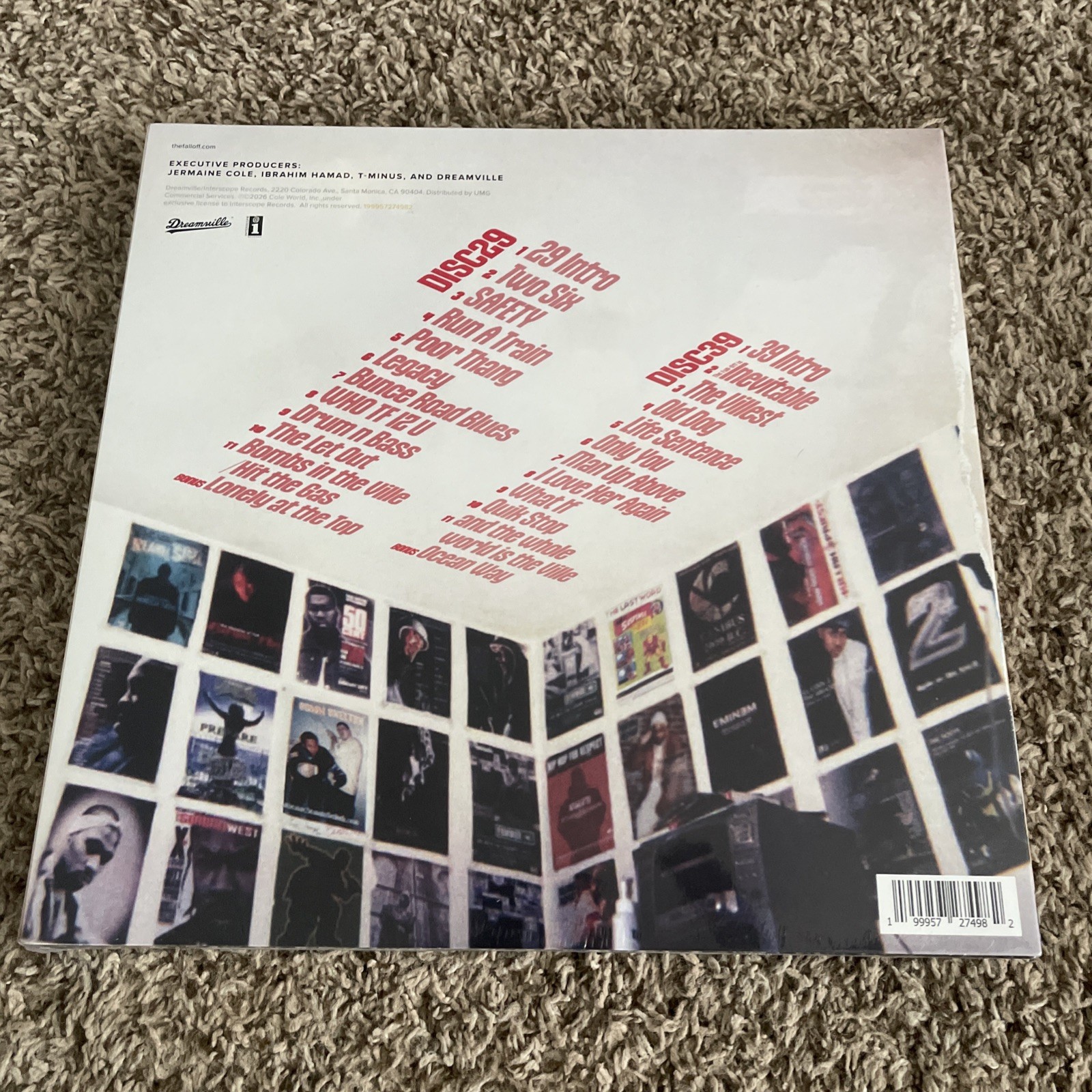 popsike.com - J. Cole - The Fall Off Stealth Edition Vinyl SOLD OUT ...