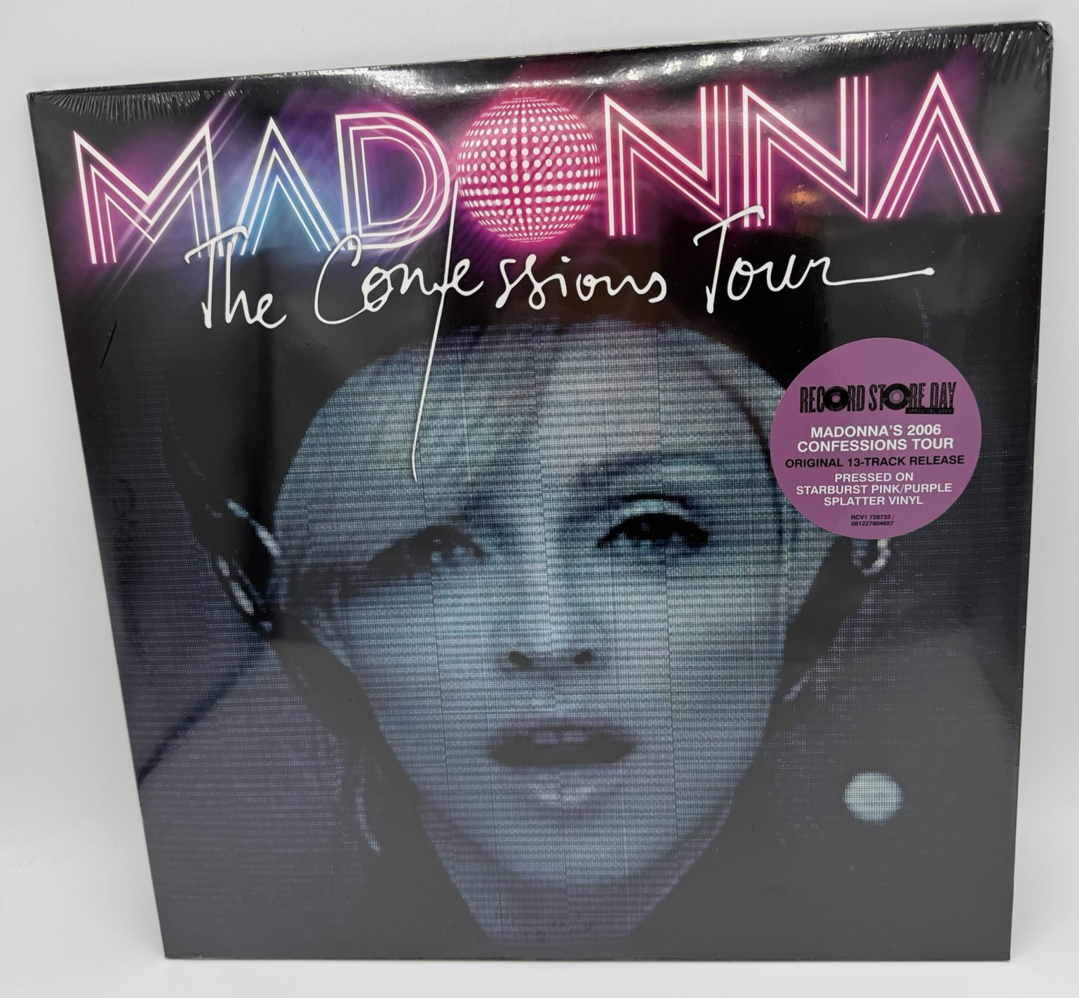 popsike.com - Madonna The Confessions Tour Pink Purple Spatter Record ...