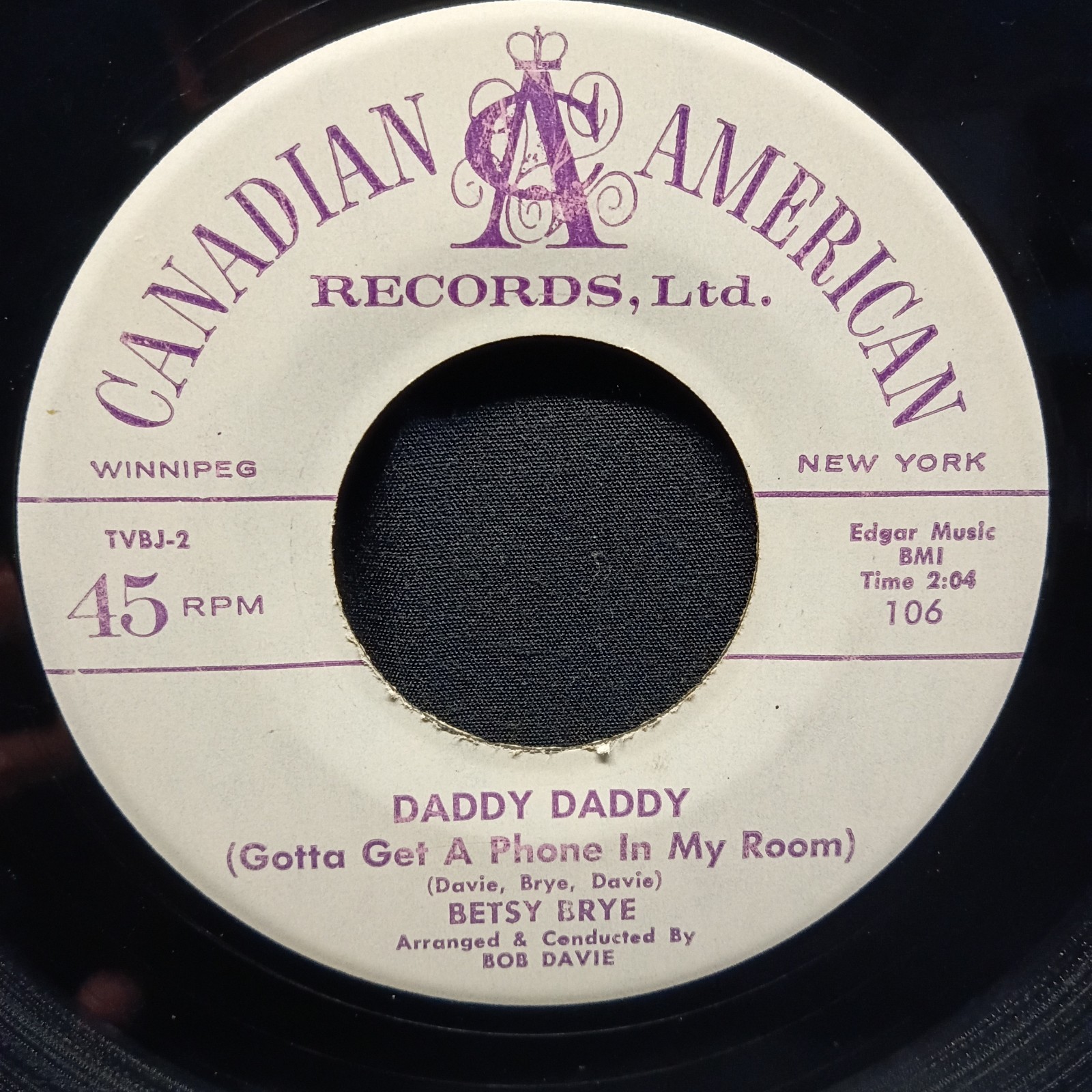 popsike.com - Betsy Brye - Sleep Walk / Daddy Daddy (1959) 7